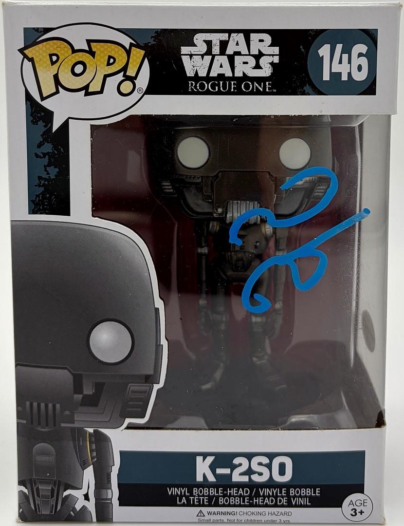 Alan Tudyk signed "K-2S0" Funko #146 (Star Wars) - ACOA COA